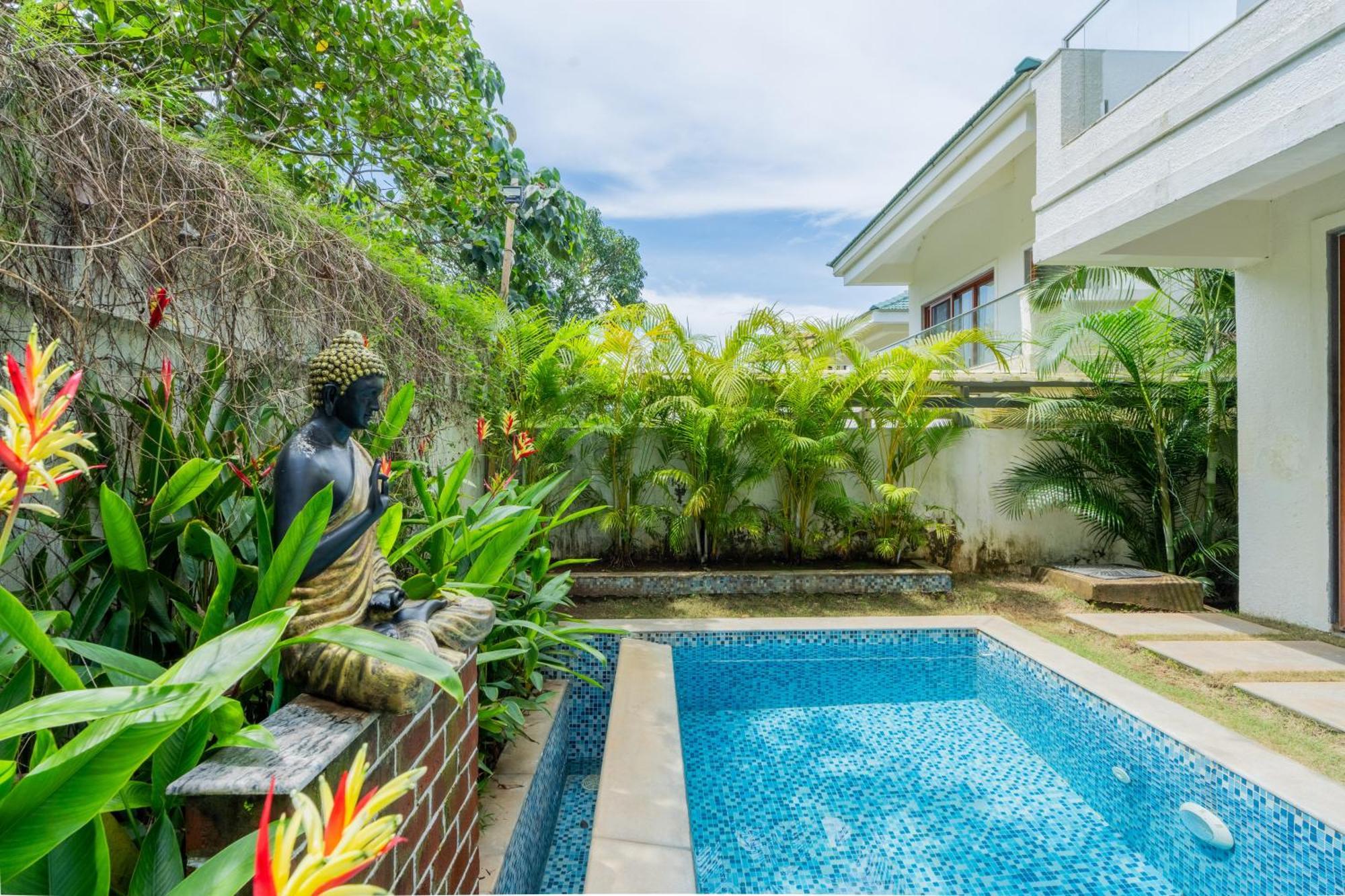 Elivaas 3 Bhk Pvt Pool & Bar - Villa Valerie Oxel Luaran gambar