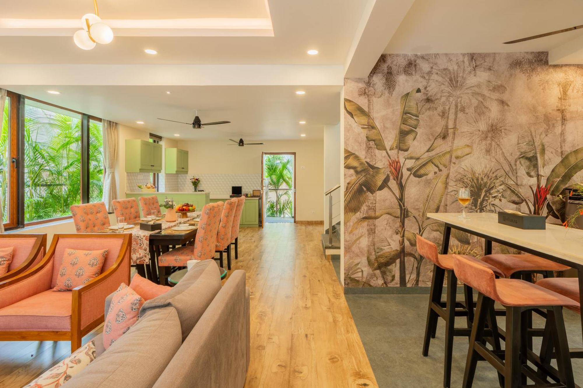Elivaas 3 Bhk Pvt Pool & Bar - Villa Valerie Oxel Luaran gambar