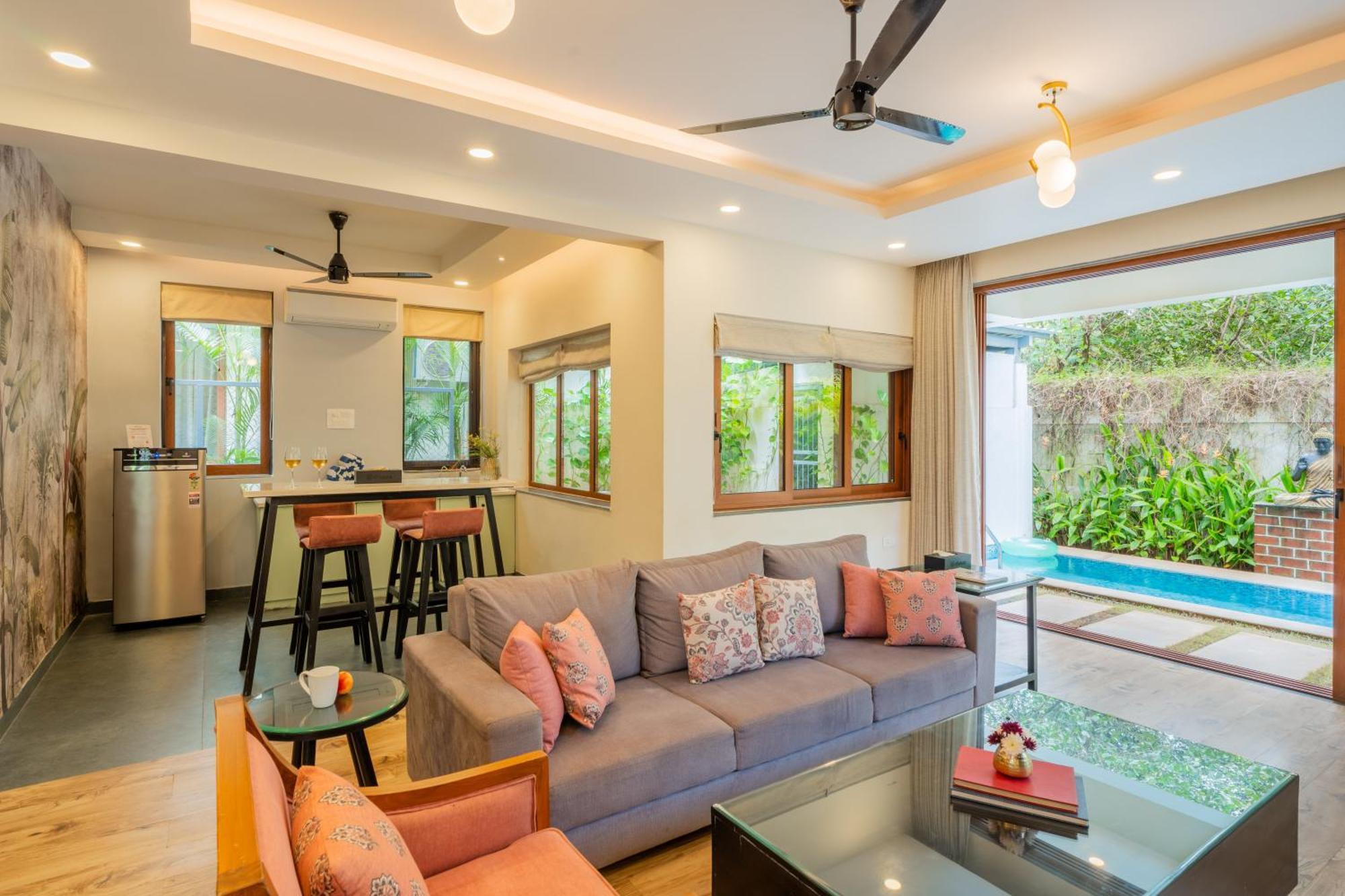 Elivaas 3 Bhk Pvt Pool & Bar - Villa Valerie Oxel Luaran gambar