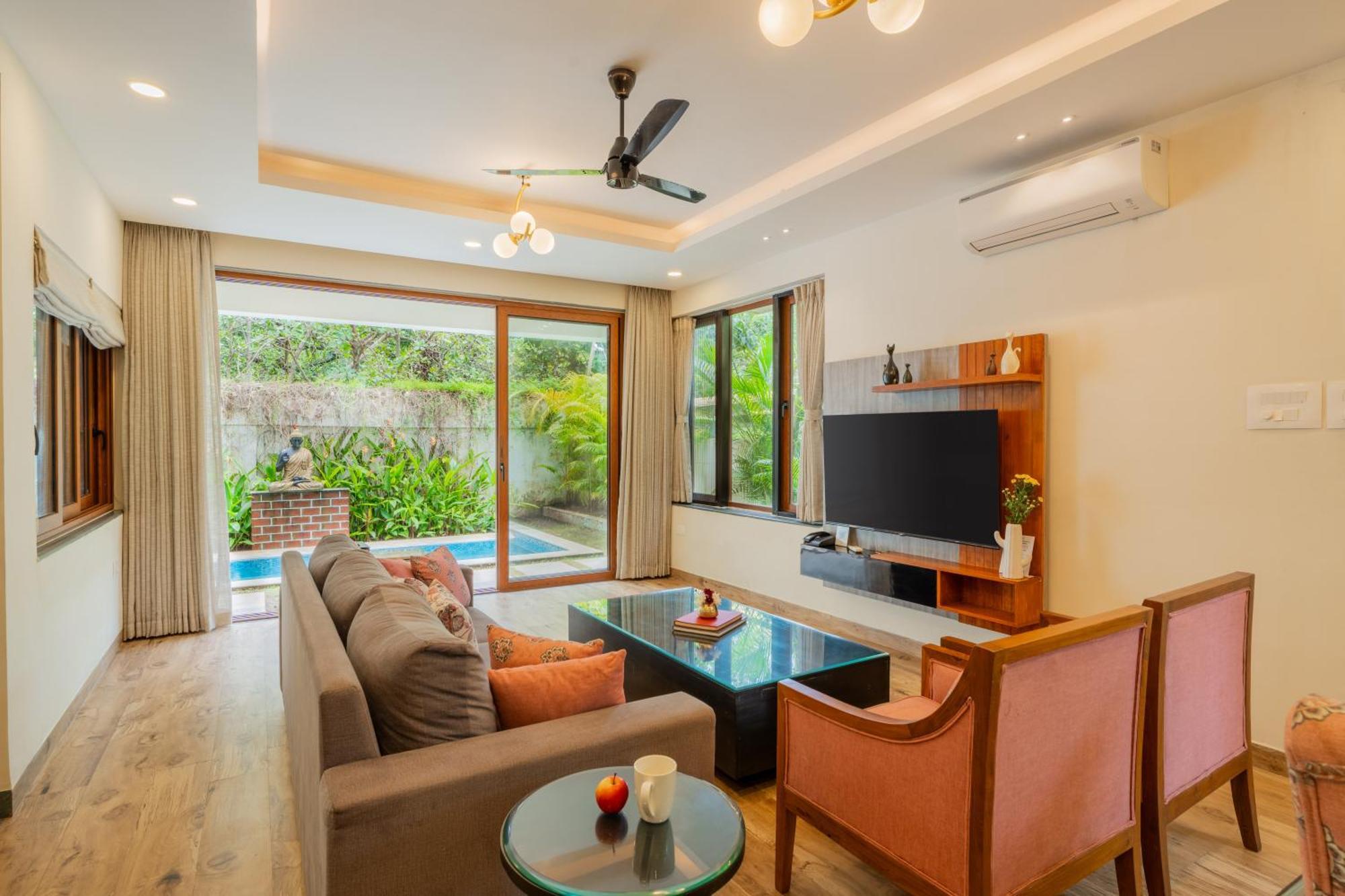 Elivaas 3 Bhk Pvt Pool & Bar - Villa Valerie Oxel Luaran gambar