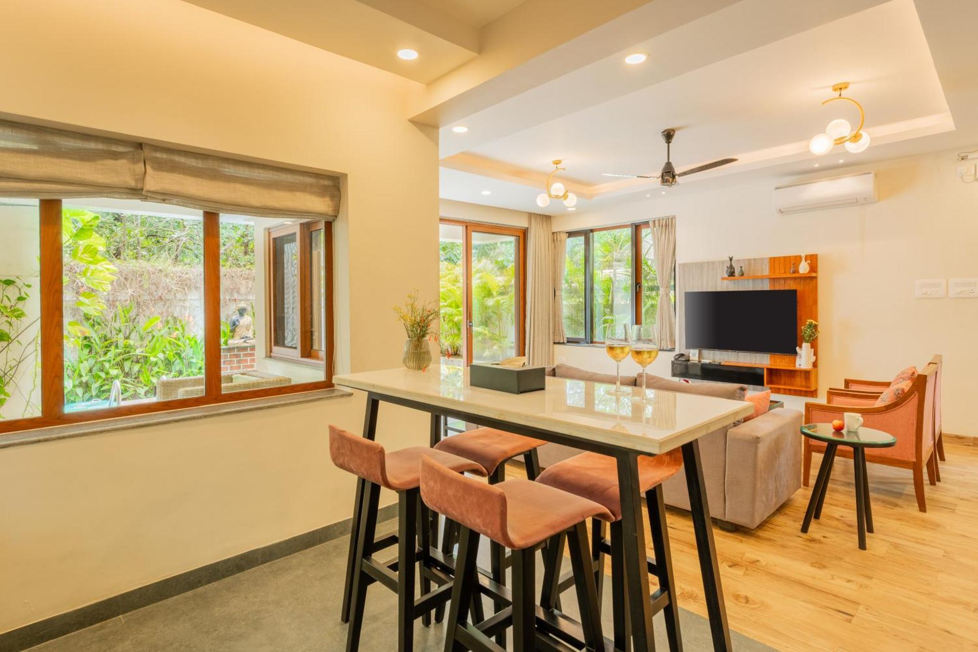 Elivaas 3 Bhk Pvt Pool & Bar - Villa Valerie Oxel Luaran gambar