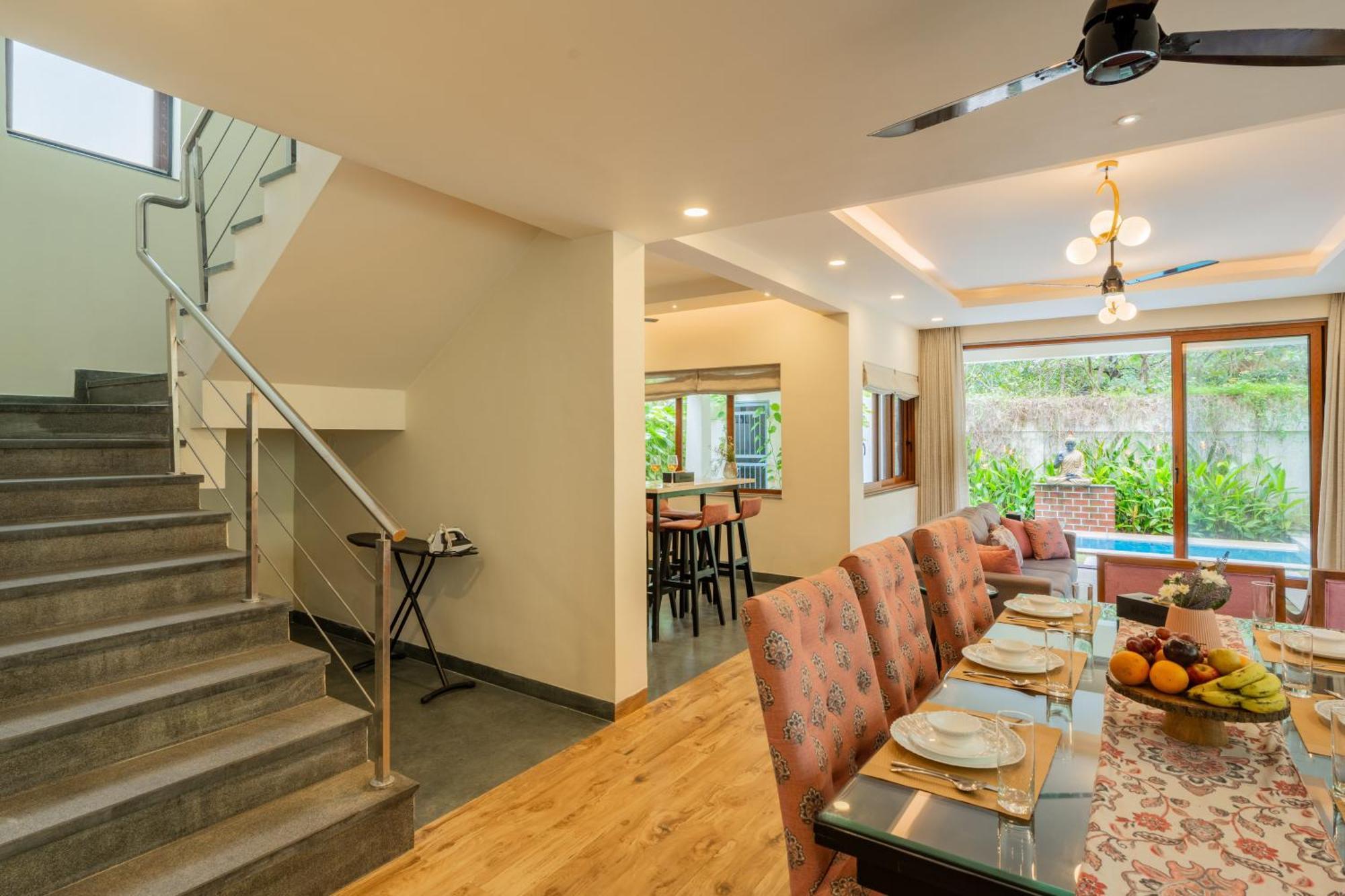 Elivaas 3 Bhk Pvt Pool & Bar - Villa Valerie Oxel Luaran gambar