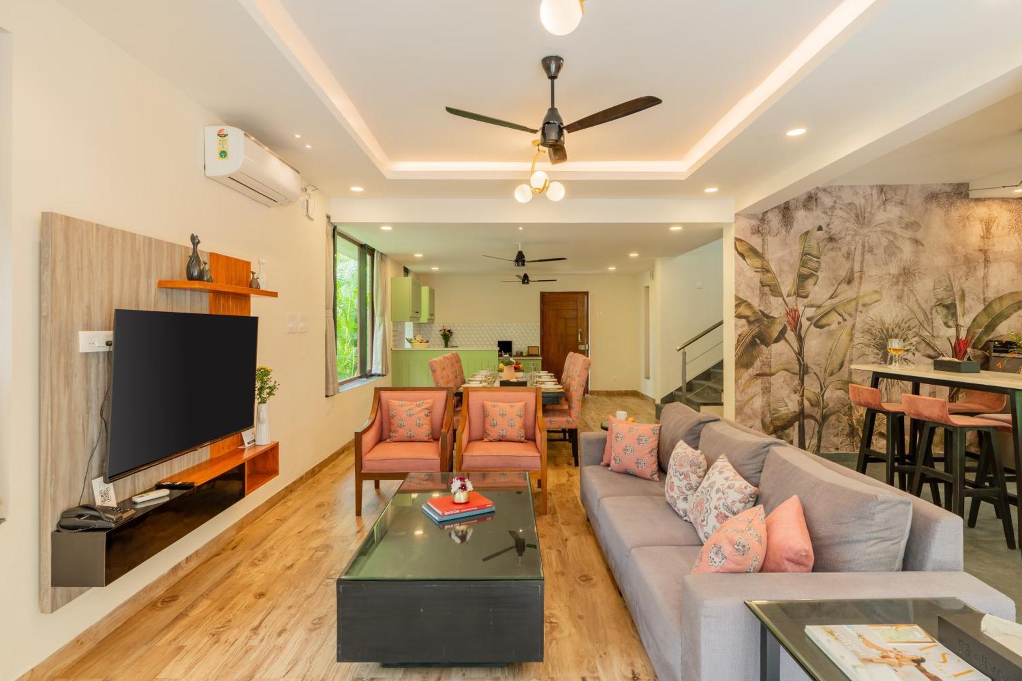 Elivaas 3 Bhk Pvt Pool & Bar - Villa Valerie Oxel Luaran gambar