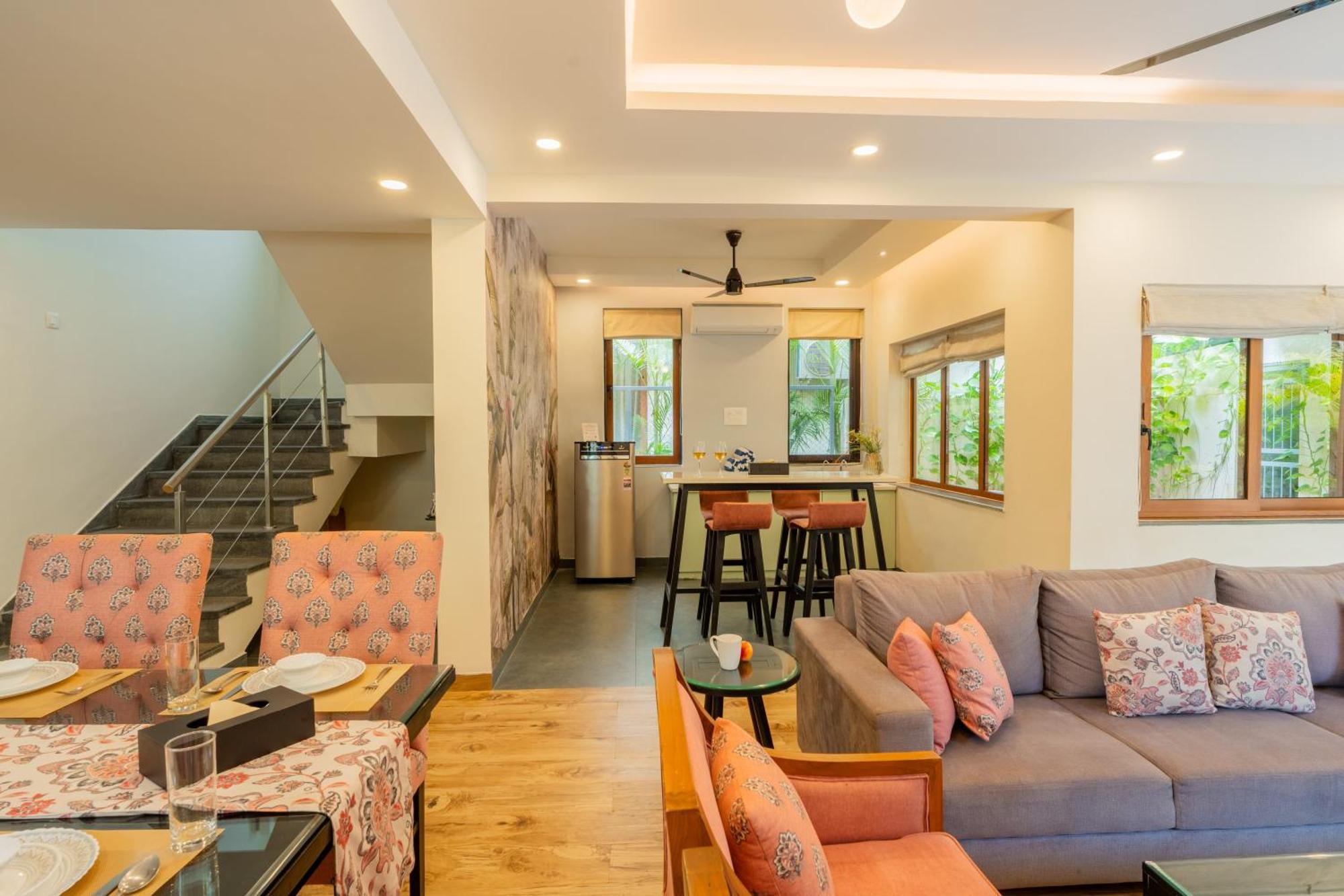 Elivaas 3 Bhk Pvt Pool & Bar - Villa Valerie Oxel Luaran gambar