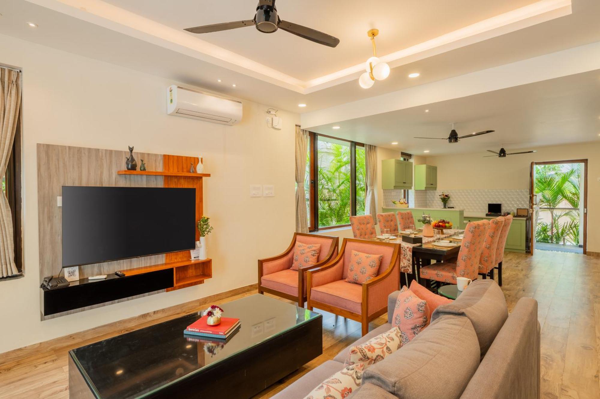 Elivaas 3 Bhk Pvt Pool & Bar - Villa Valerie Oxel Luaran gambar