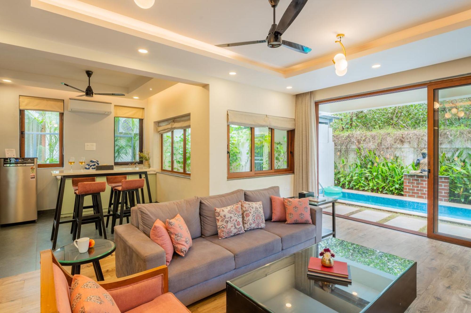 Elivaas 3 Bhk Pvt Pool & Bar - Villa Valerie Oxel Luaran gambar