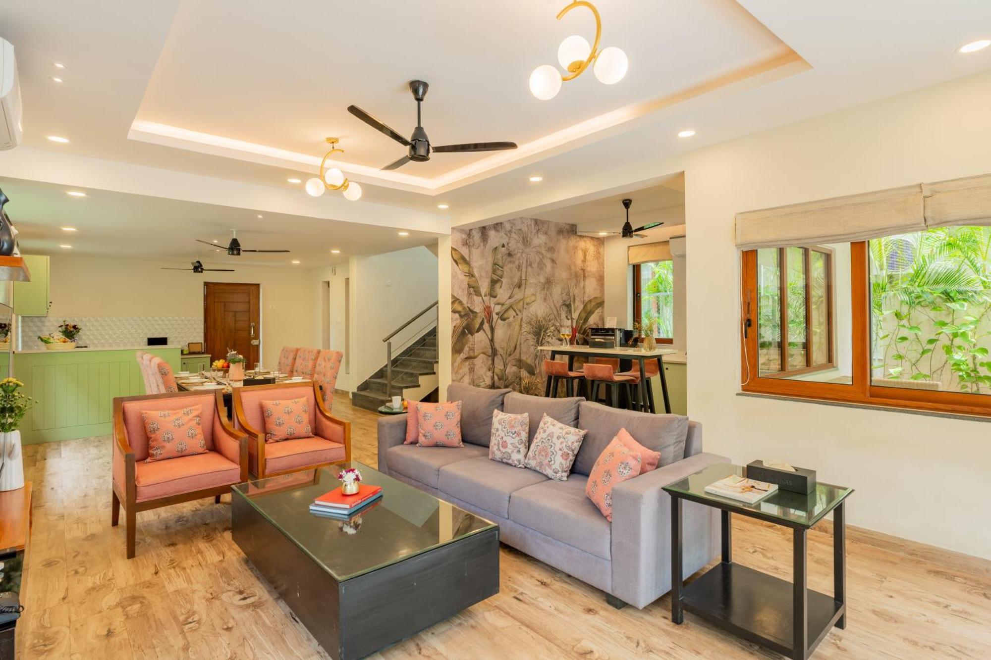Elivaas 3 Bhk Pvt Pool & Bar - Villa Valerie Oxel Luaran gambar